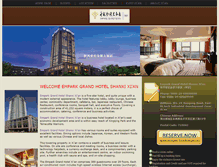 Tablet Screenshot of emparkgrandhotel.com